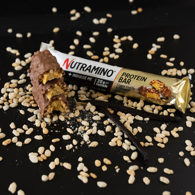 Nutramino Protein Bar Crispy Vanilla & Caramel (12x55g)