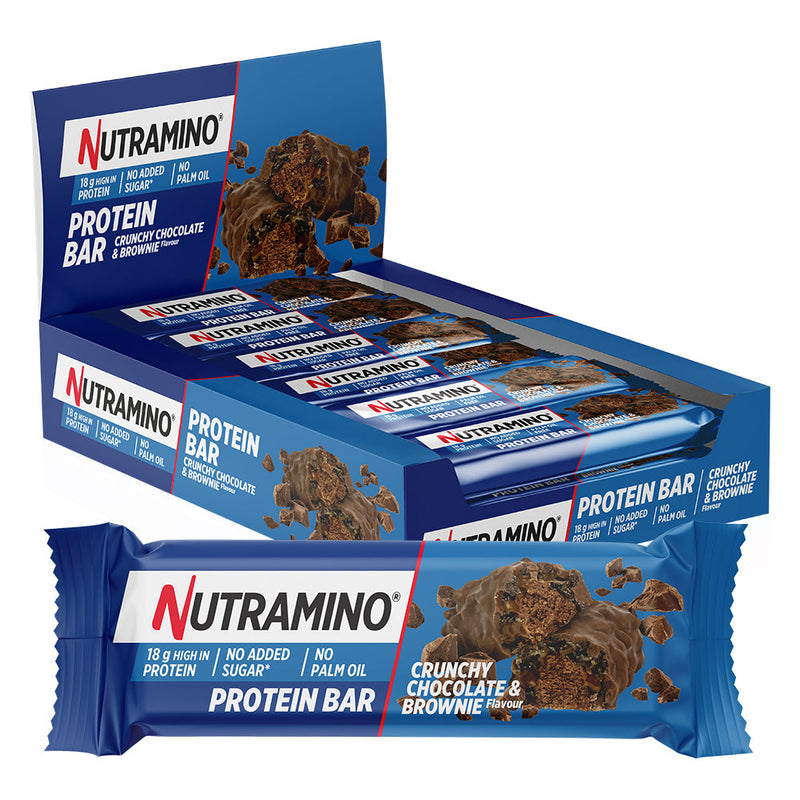 Nutramino Protein Bar Crunchy Chocolate & Brownie (12x55g)