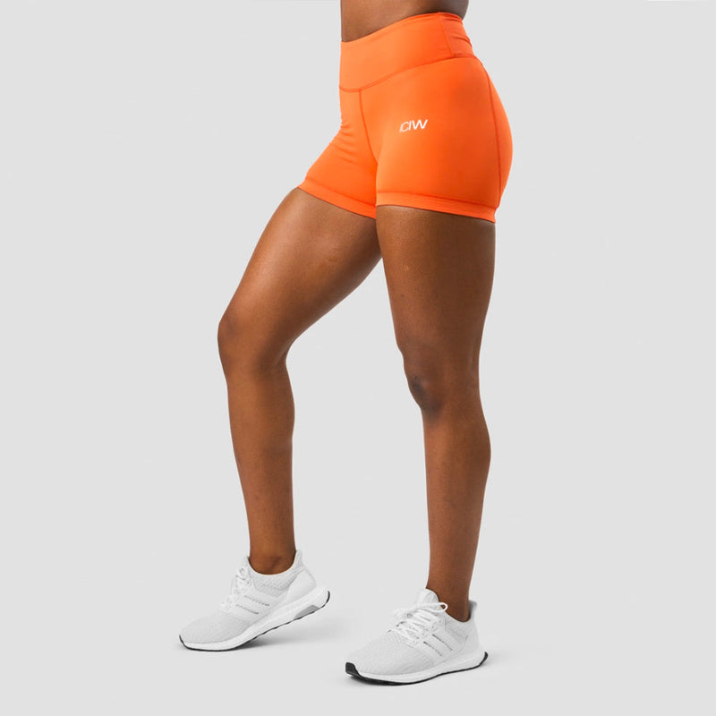 ICANIWILL Scrunch V-shape tight shorts Orange