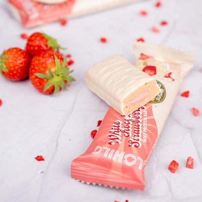 Lohilo Protein Bar - White Chocolate Strawberry (12x 55g)