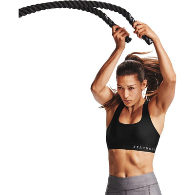 Under Armour Mid Crossback Bra Black