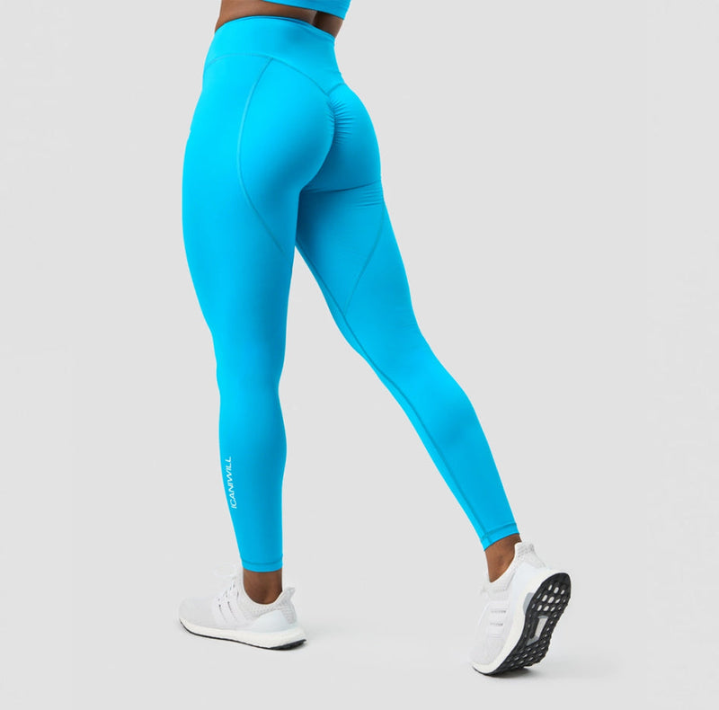 ICANIWILL Scrunch V-shape Tights Blue