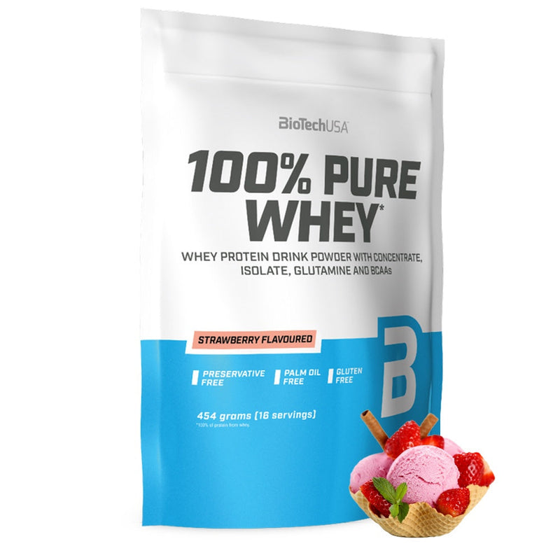 BioTechUSA 100% Pure Whey - Proteinpulver (1 kg)