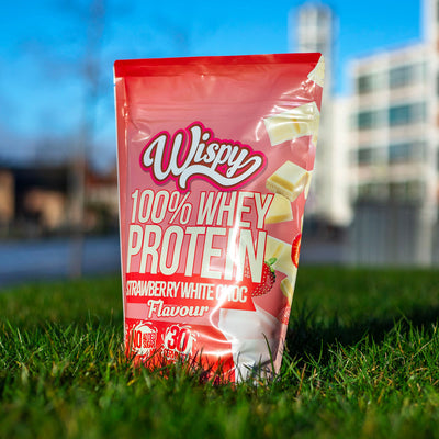 Wispy Whey 100 (1 kg) - Strawberry White Chocolate