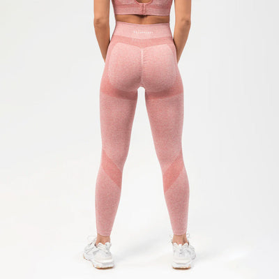 V3 Apparel Excel Seamless Scrunch Leggings - Pink