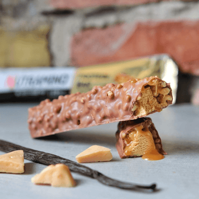 Nutramino Protein Bar Crispy Vanilla & Caramel (12x55g)